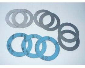 VÝFUKOVÉ KROUŽKY SET - NA JEDNU TLUMIVKU - VÝZTUŽNÉ (PEVNOSTNÍ) - (POLIHO KROUŽKY)